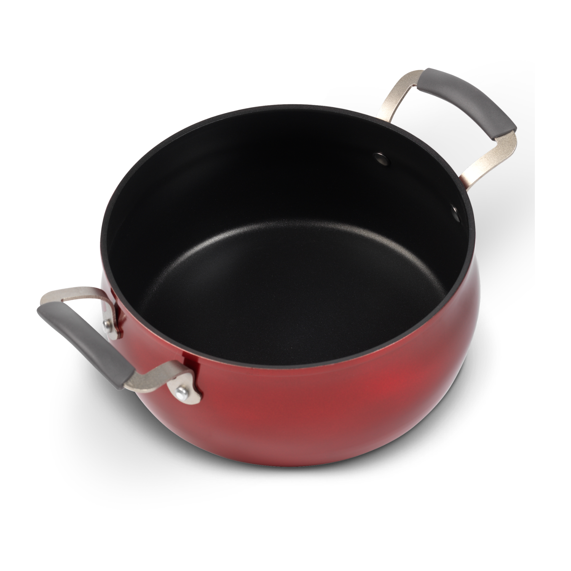 11-PIECE SHINY RED EPICURIOUS COOKWARE - household items - by